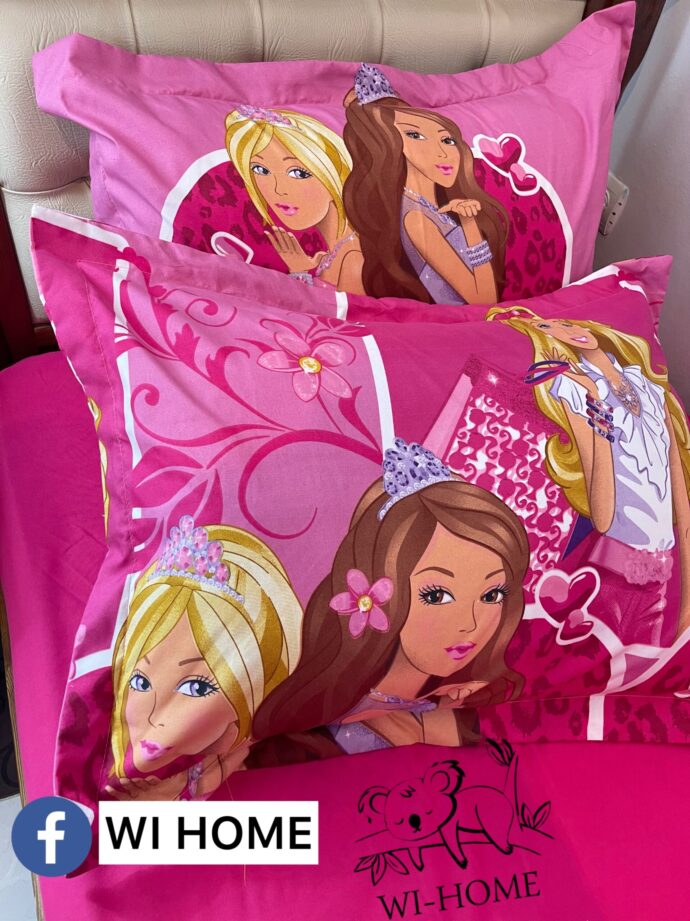 ⁦COUETTE BARBIE 4 PIECES ENFANT⁩ - الصورة ⁦2⁩