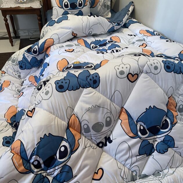 Couette stitch bleu