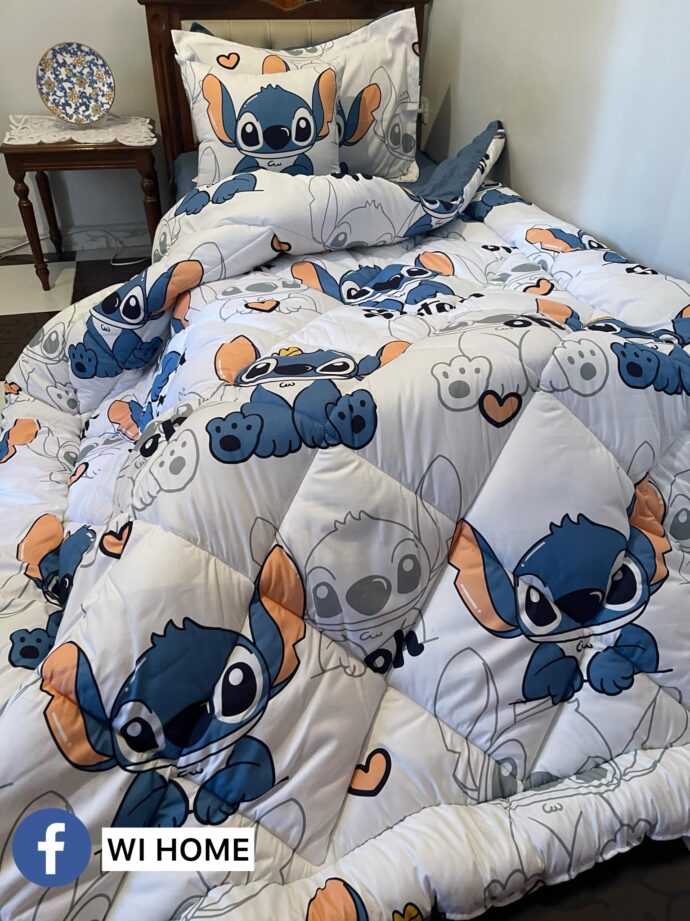 Couette stitch bleu