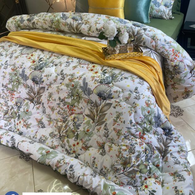 Couette vert 6 pièces